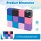 12-Piece Soft PU Foam Cube Blocks Stacking Crawling and Playroom Fun for Kids